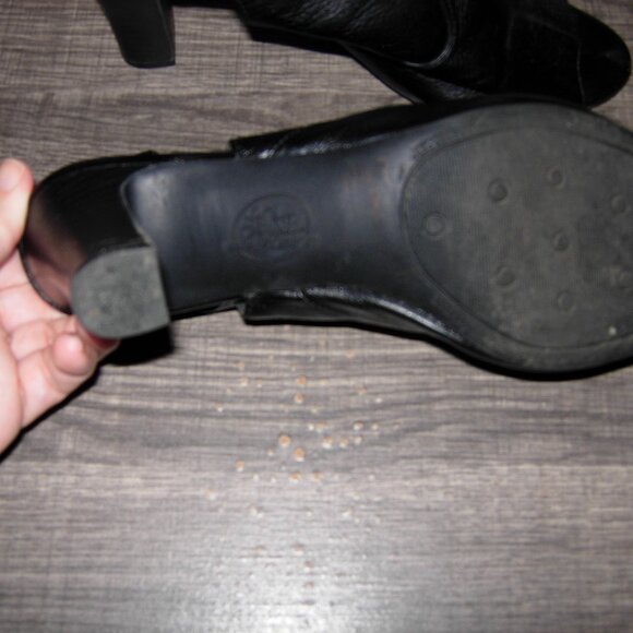 Life Stride Peep Toe Ciara Black Sling Back Heel Bootie 9.5 - Picture 5 of 6